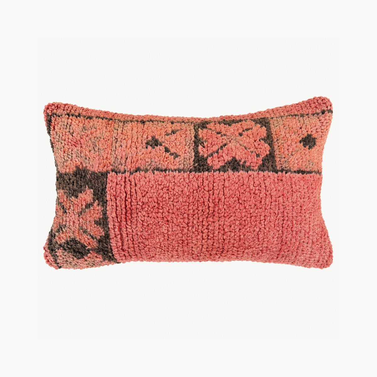 Tilda Moroccan Rug Pillow Lumbar — No. 10 front