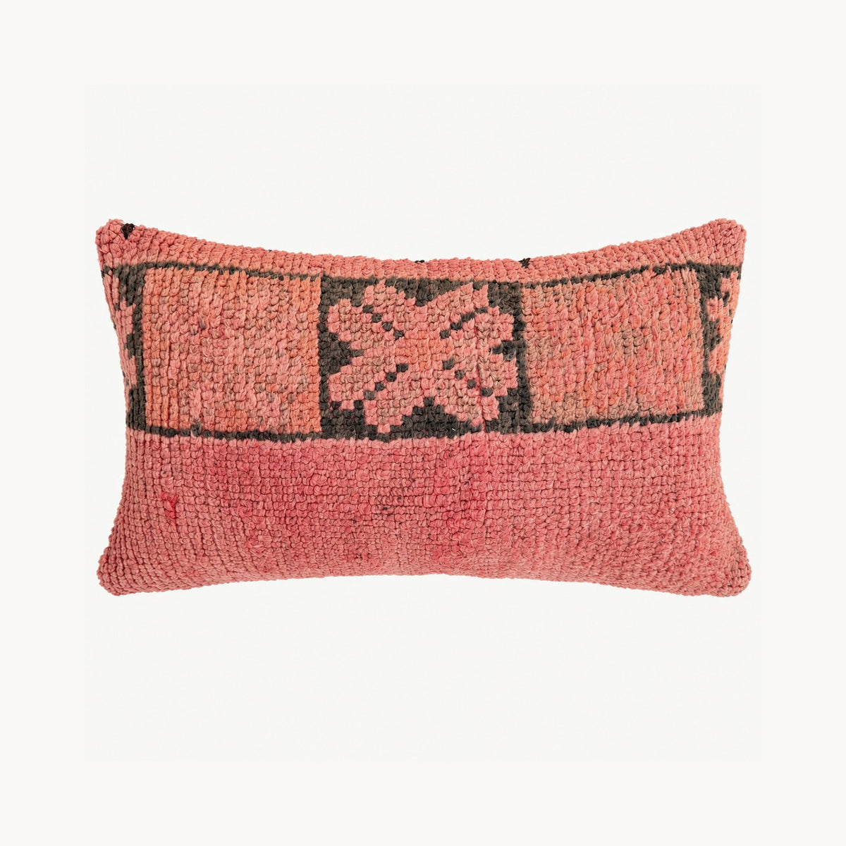 Tilda Moroccan Rug Pillow Lumbar — No. 6 front
