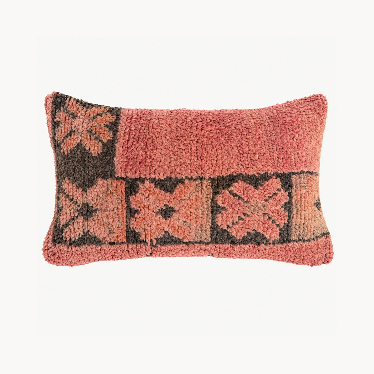 Tilda Moroccan Rug Pillow Lumbar — No. 9 front