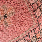 Tilda Moroccan Rug Pillow Lumbar — texture closeup