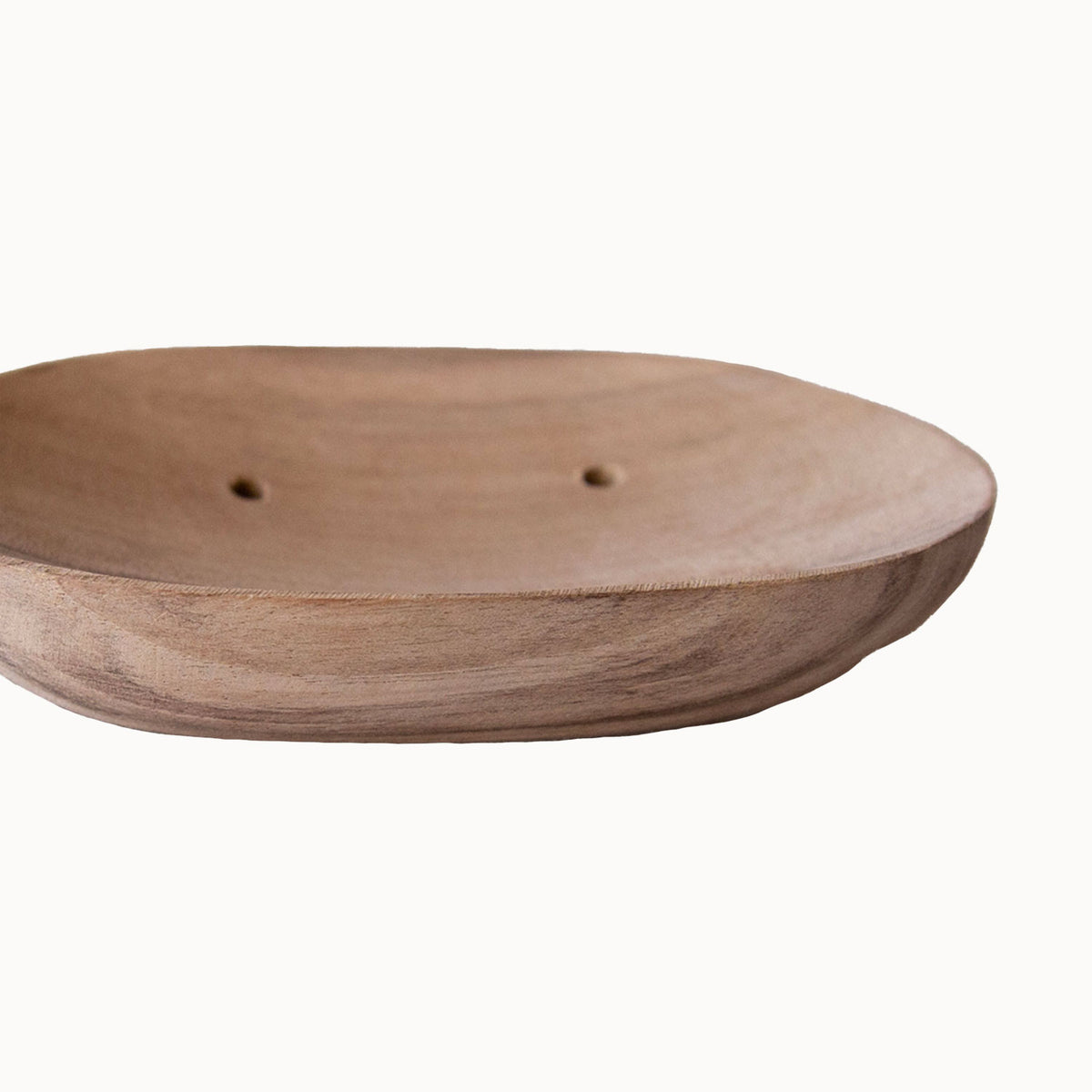 Hand-carved Walnut Soap Dish - Apartment F