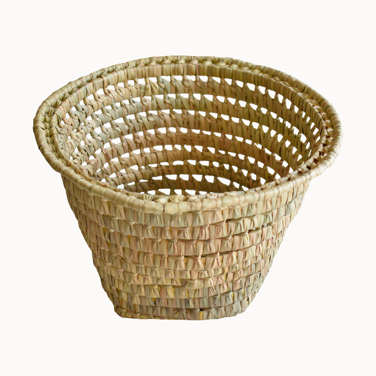 Handwoven Palm Waste Basket - Apartment F