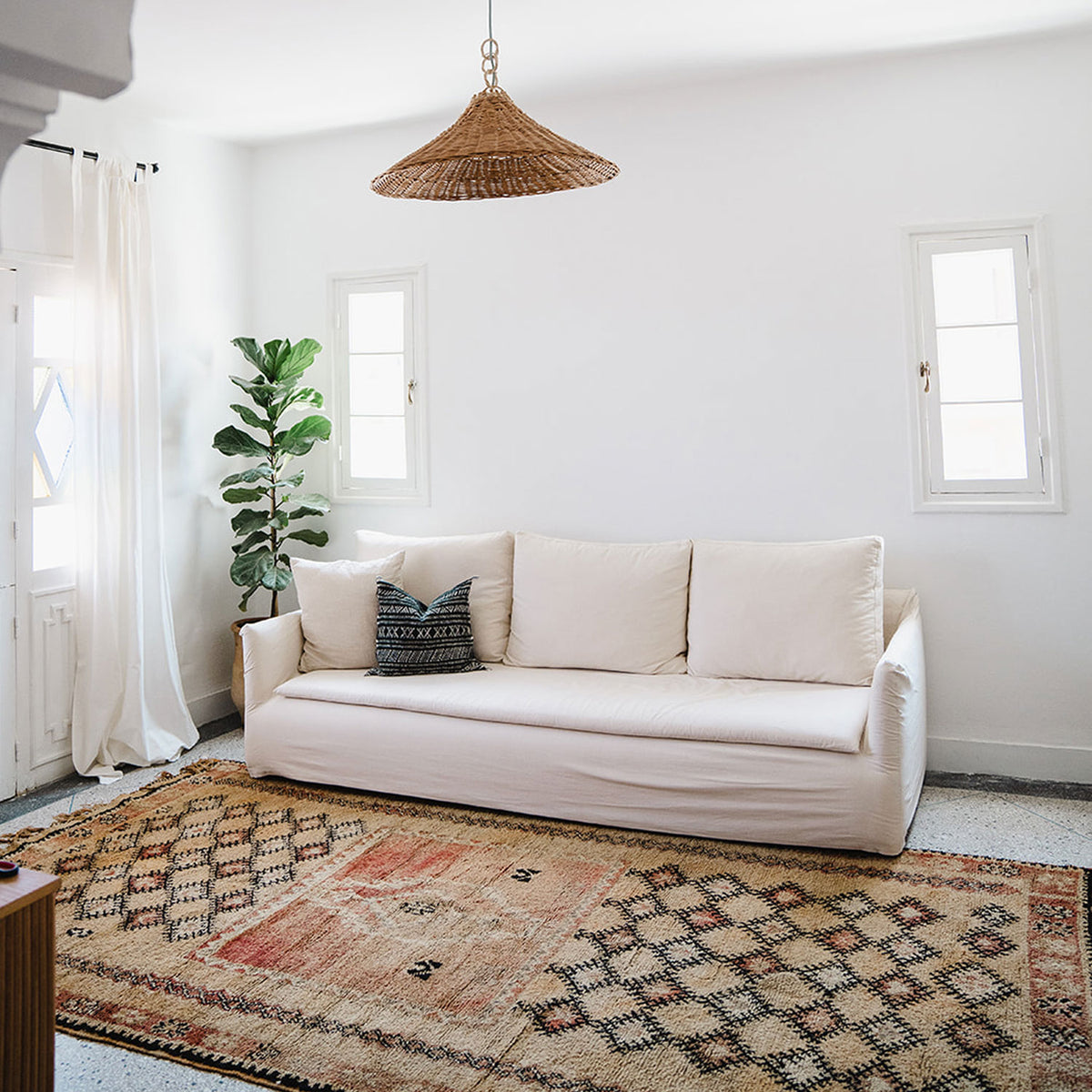 Youssra Vintage Moroccan Rug | 6'3" x 12'3" - Apartment F