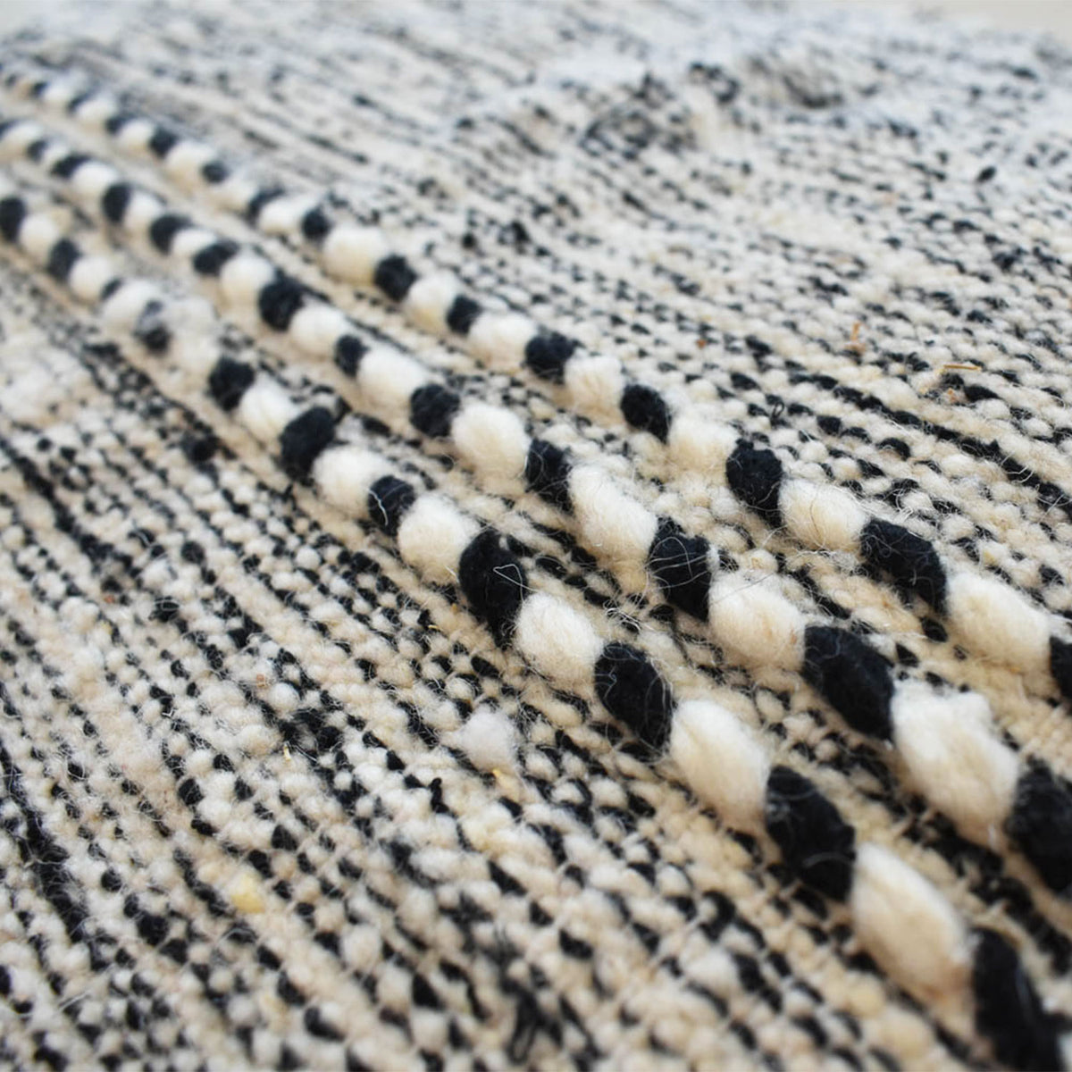 Handwoven Moroccan Zanafi Pouf - Apartment F