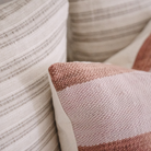 Bordeaux Striped Handwoven Pillow - Apartment F
