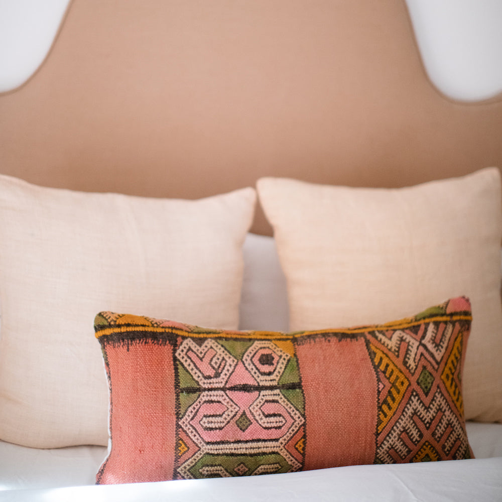 Moroccan Kilim Lumbar Pillow - Apartment F