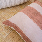 Bordeaux Striped Handwoven Pillow - Apartment F