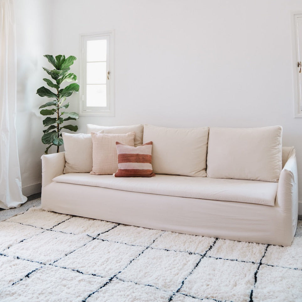 Mezine Hand-Knotted Moroccan Wool Rug | 7'8'' x 9'8'' - Apartment F