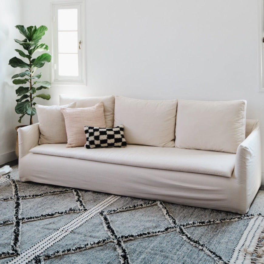 Yousri Contemporary Moroccan Rug | 6'5" x 10'7" - Apartment F