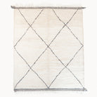 Ziri Contemporary Moroccan Beni Ourain Rug | Multiple Sizes - Apartment F