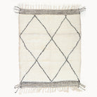Ziri Contemporary Moroccan Beni Ourain Rug | Multiple Sizes - Apartment F