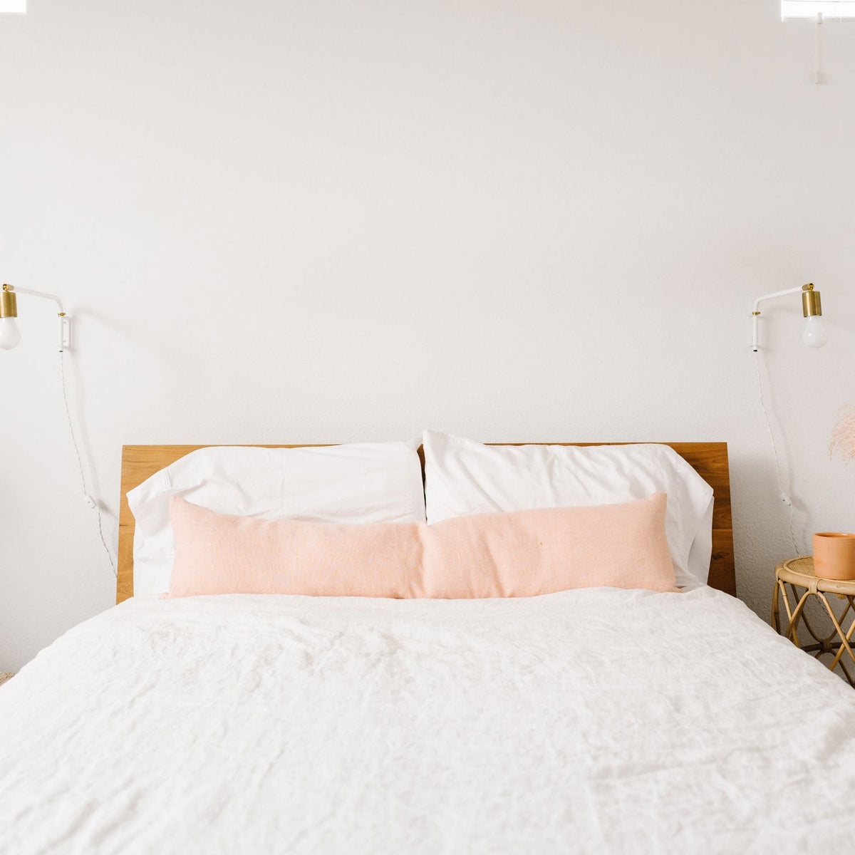Stonewashed Linen Duvet Cover - White - Apartment F