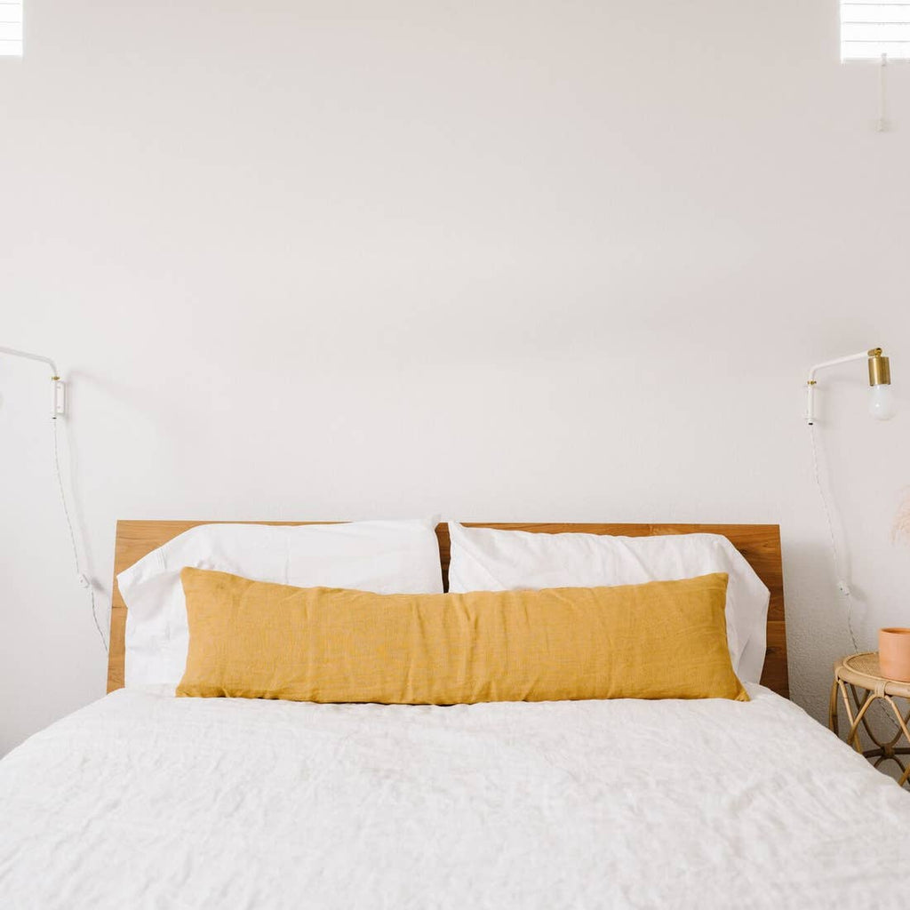 Extra Long Linen Lumbar Pillow - Apartment F