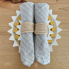 Handwoven Raffia Napkin Rings | Set of 2 - Apartment F