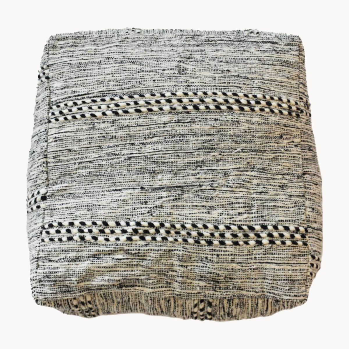 Handwoven Moroccan Zanafi Pouf - Apartment F