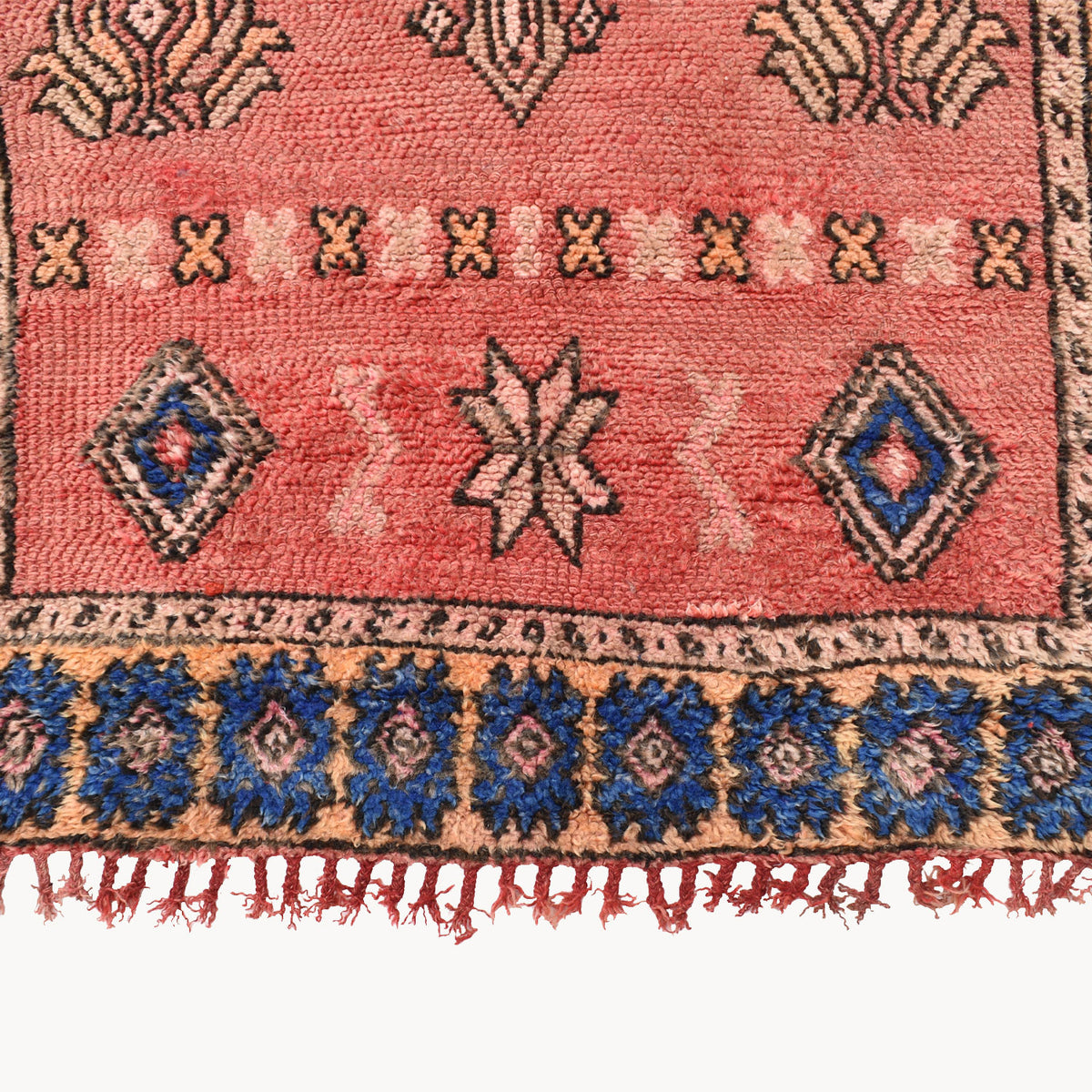 Maroua Vintage Taznakht Rug | 4'1" x 5'9" - Apartment F