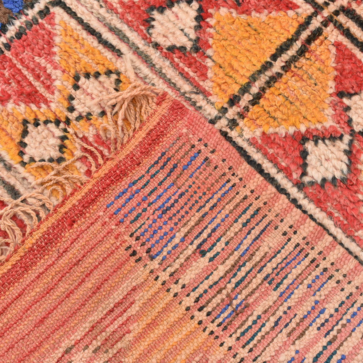 Chama Hand-Knotted Wool Moroccan Rug | 4'1" x 8' - Apartment F